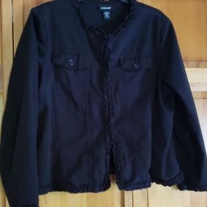 Light weight black jean jack